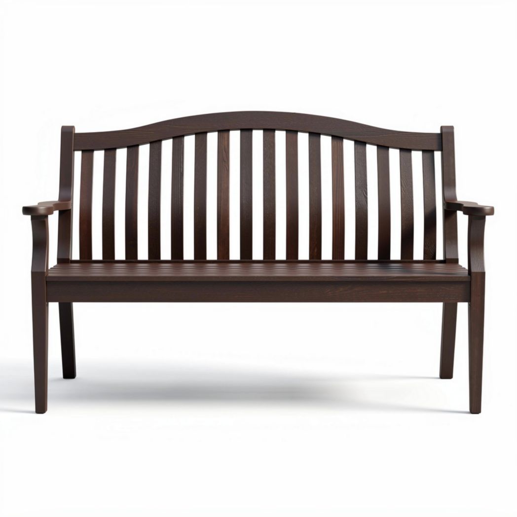 Banc en bois brun pour jardin dimensions 150 x 60 x 85cm